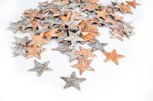 Hviezdičky kôra gliter