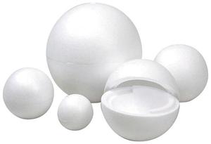 Guľa polystyrén dutá