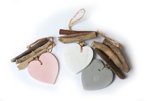 Srdce záves s klúčikmi