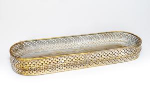 Plechová ozdobná tácka