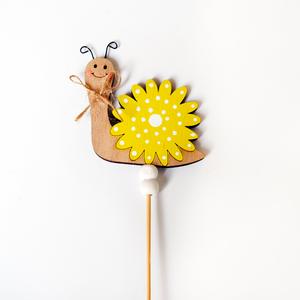 Slimák drevený žltý